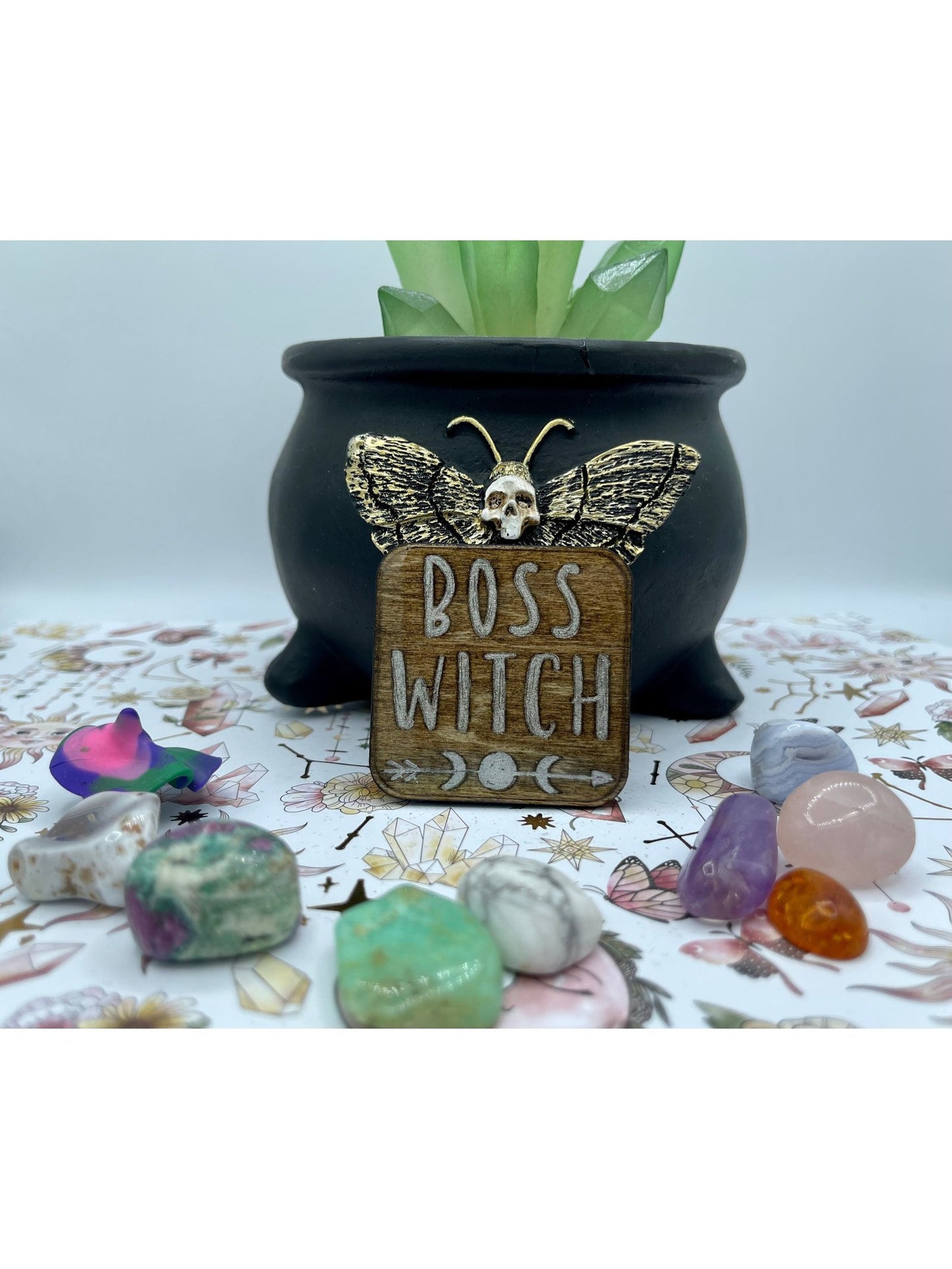Boss Witch Pin