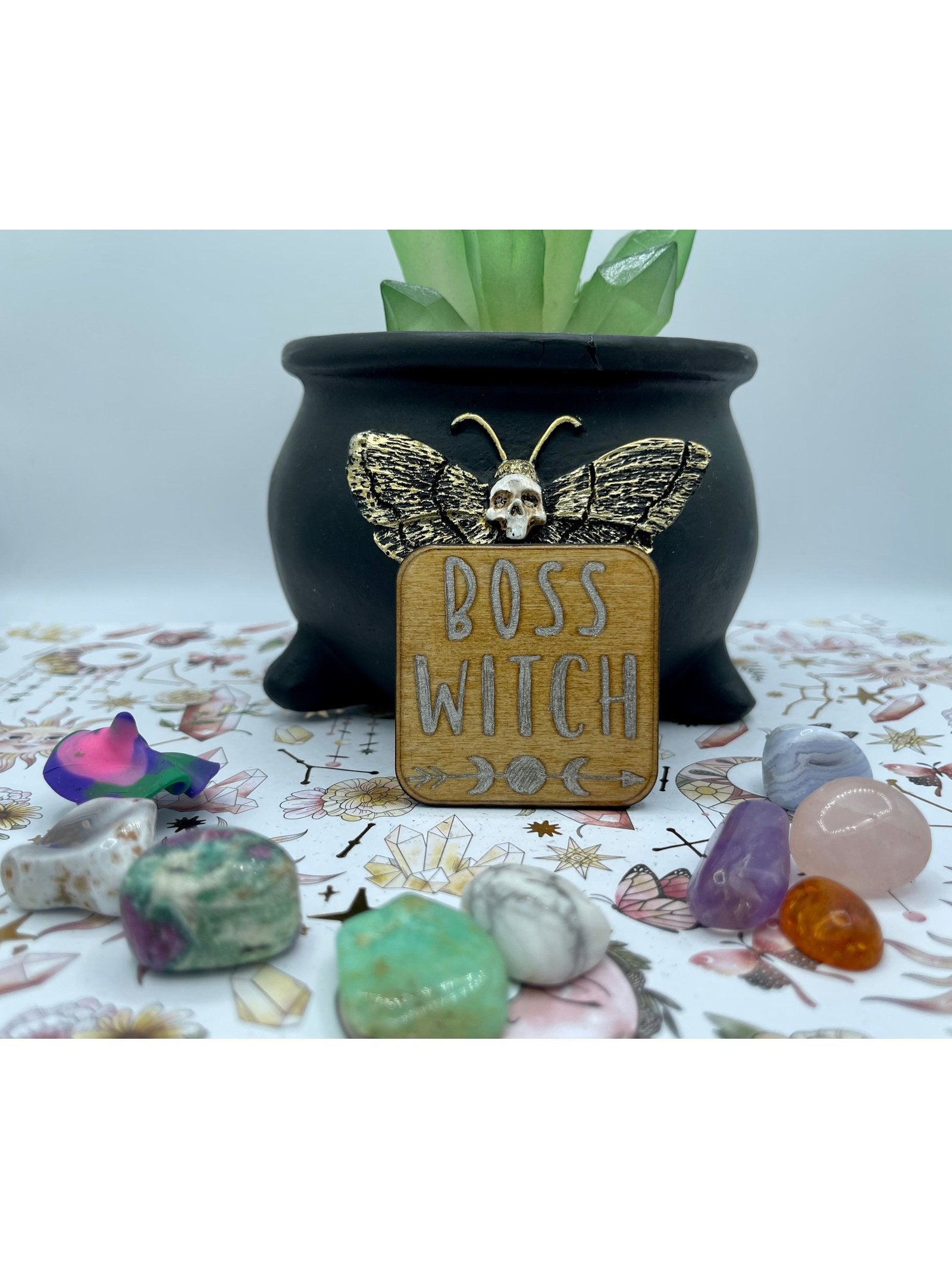 Boss Witch Pin